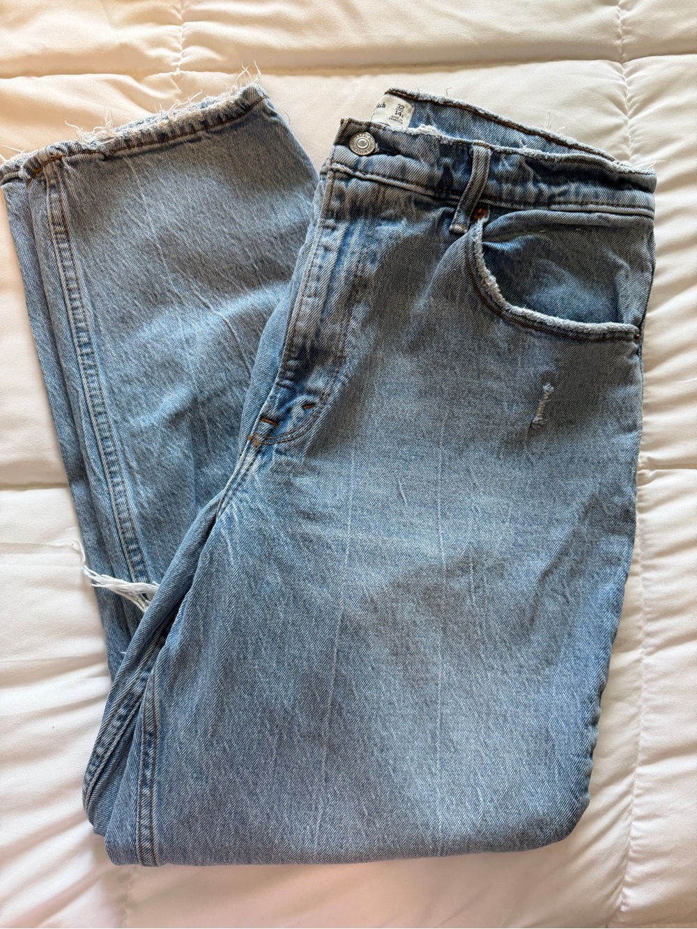 Abercrombie & Fitch Light Blue Straight Jeans